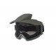 Tactical goggles with hood - Olive (Ultimate Tactical)